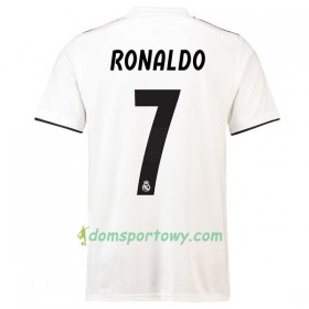 Koszulka Real Madryt Ronaldo 7 Domowe Koszulki Piłkarskie 2018-2019 Krótki Rękaw